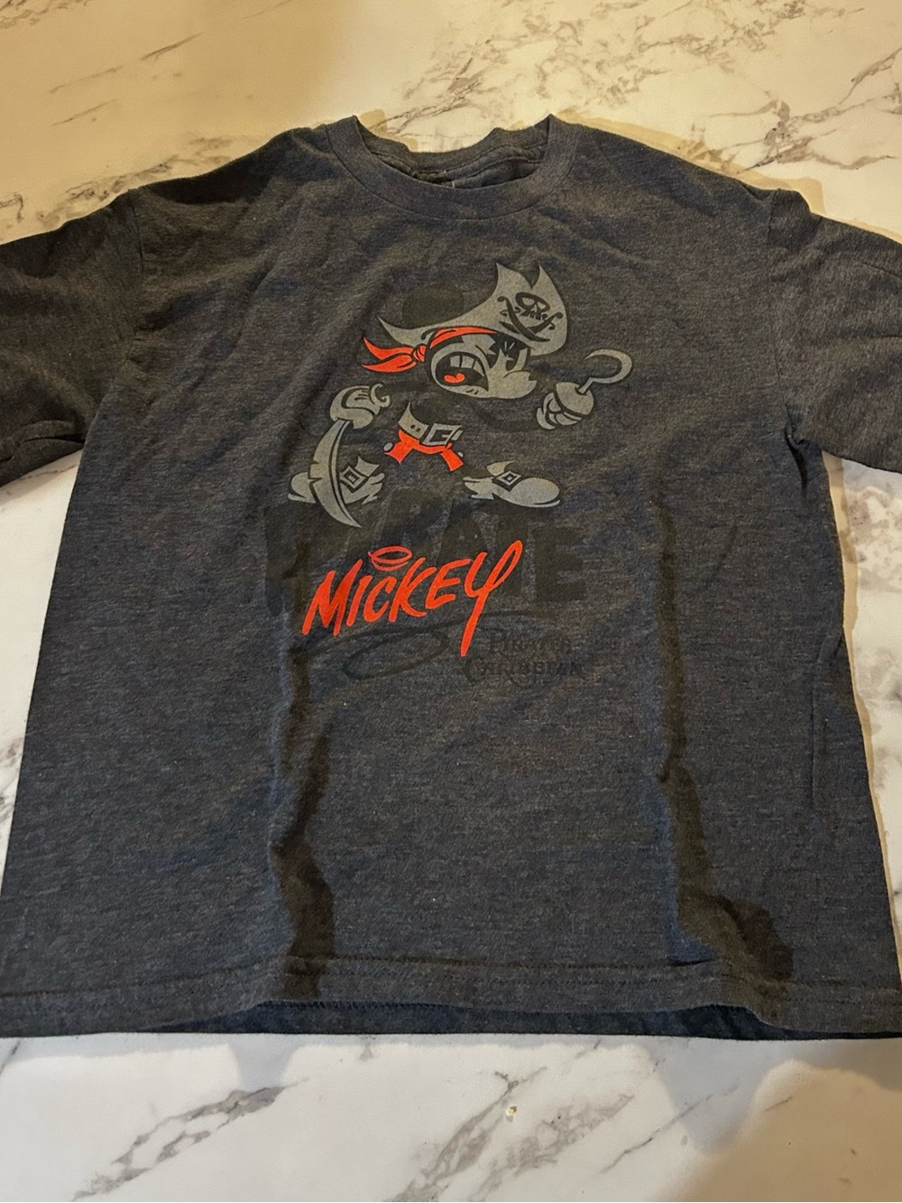 Disney Parks Pirates of the Caribbean Graphic Logo Tee Youth